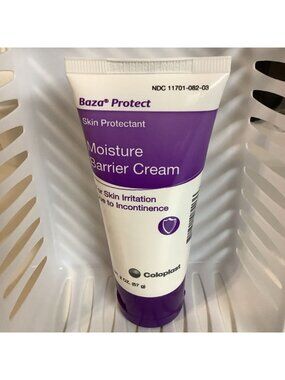 Baza Protect Skin Protectant Moisture Barrier Cream 2 Oz Tube